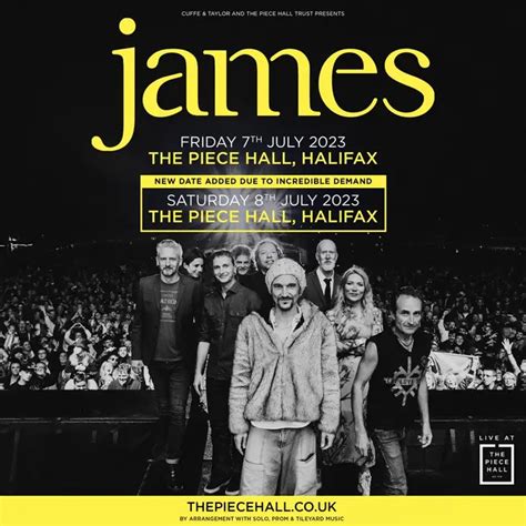 James At The Piece Hall 2023 Date And How To Get Tickets Radio X