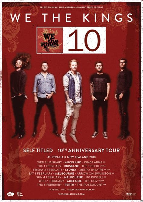 We The Kings Announce Self Titled Debut Album 10th Anniversary Tour