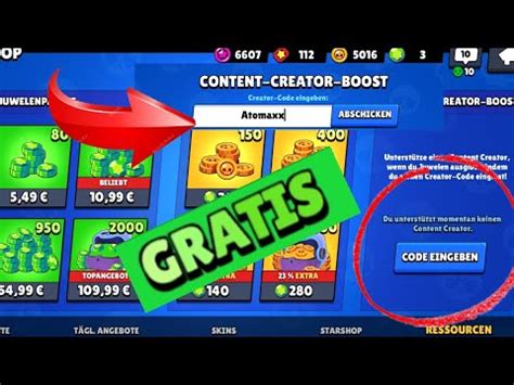 Choose new actions for every character you need to unlock. Erstellung eines CREATOR CODE IN BRAWL STARS 2020 Alle ...