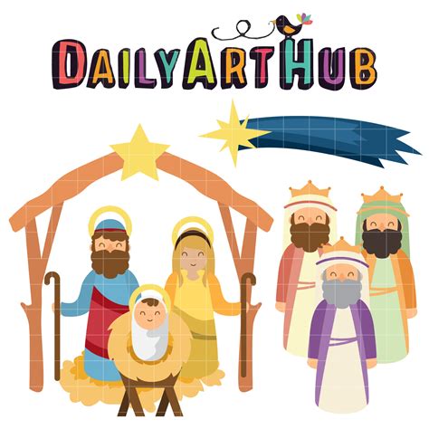 Jesus Christ Birth Clipart