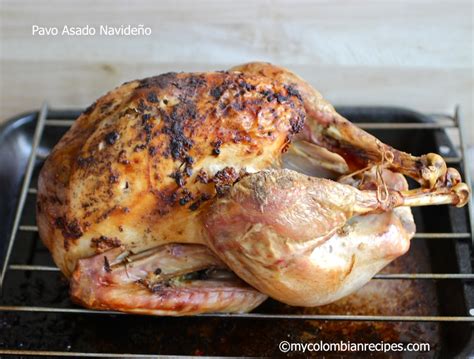 Pavo Asado Navideño Christmas Turkey And Latin Style Stuffing My