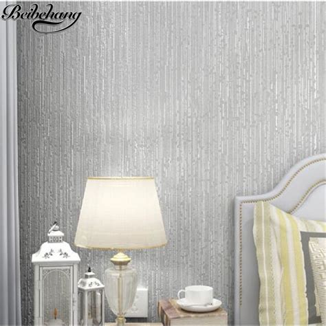 Beibehang Simple Modern Flocking Nonwovens Wallpaper Warm Pure Plain