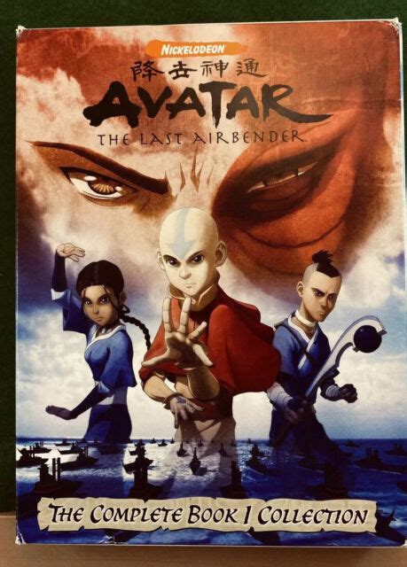 Avatar The Last Airbender The Complete Book 1 Collection Dvd Box Set Ebay