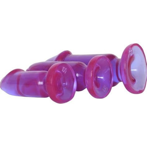 Crystal Jellies Anal Starter Kit Purple Sex Toys At Adult Empire