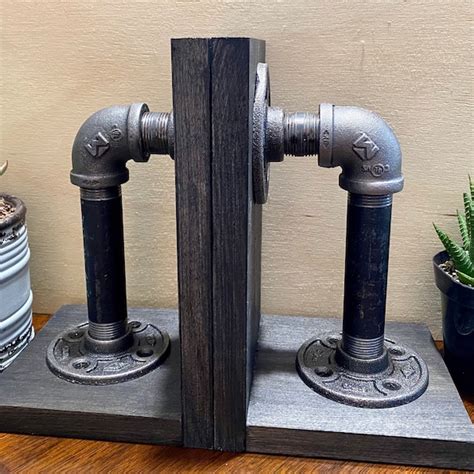 Pipe Bookends Etsy