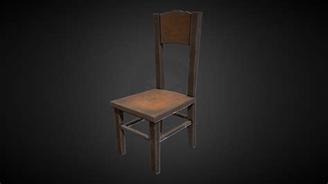 old chair 3d model by 3d skill up 3dskillup [e92a79f] sketchfab