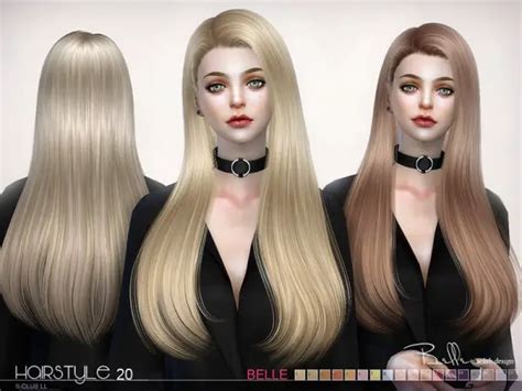 Sims 4 Hairs The Sims Resource Belle Hair N20 By S Club