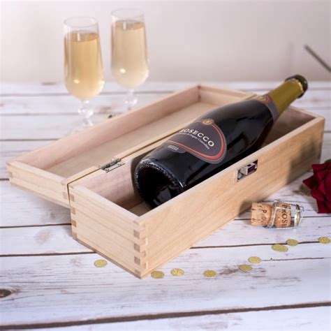 Personalised 25th Wedding Anniversary Luxury Wooden Wine Box The Gift