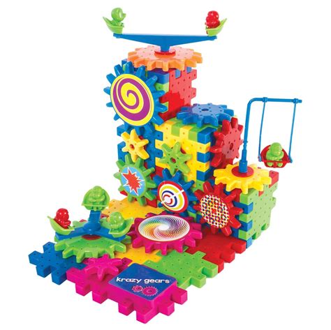 81 Piece Gear Building Toy Set Motorized Spinning Gears Great As A