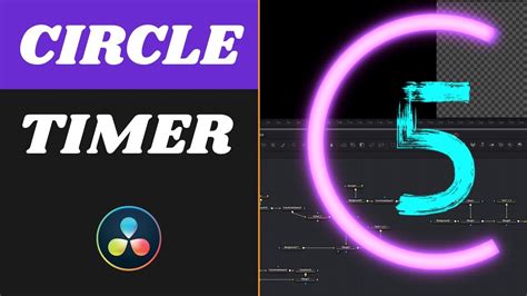 Circle Timer Davinci Resolve Youtube