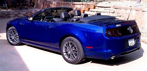 Deep Impact Blue 2014 Ford Mustang Club Of America Convertible