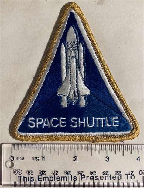 Info On Early Shuttle Patch Presentation Collectspace Messages