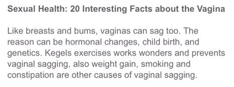 Sexual Health Interesting Facts About Vagina Musely