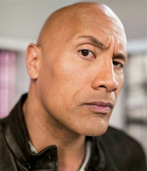 The Rock Dwayne Johnson Iconic Bald Man