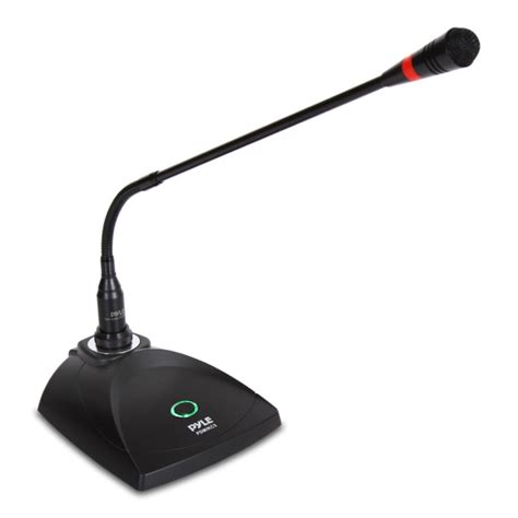 Buy Pyle Home Desktop Gooseneck Wired Microphone System Table Ed Corded