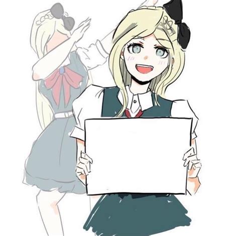 Anime Girl Holding Sign Memetemplatesofficial