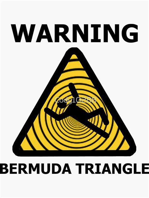 Bermuda Triangle Sticker By Cody10288 Redbubble