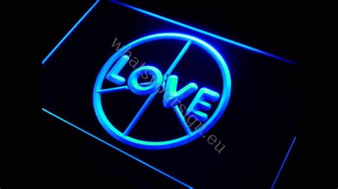 Please remember to share it with your friends if you like. Love Peace - LED neon light sign display - YouTube
