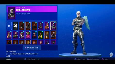 Sellingtrading Skull Trooper Fortnite Account Best Ps4xboxmobilepc