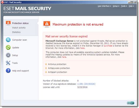 Kb3700 How Do I Update My License File In Eset Mail Security For