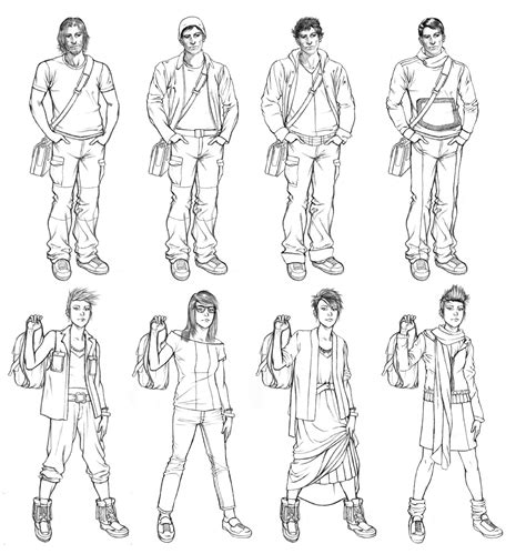 How To Draw A Character Sketch At Explore