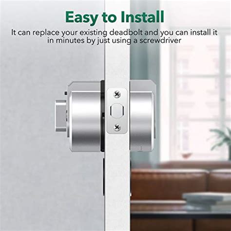 Securam Touch Fingerprint Smart Deadbolt Lock Keyless Entry Door Lock