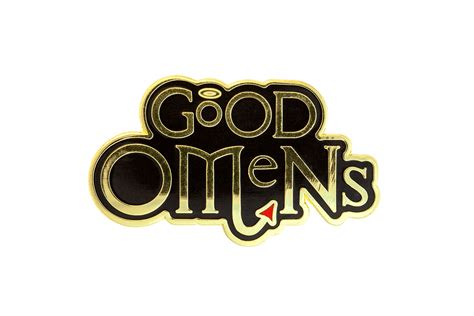 Good Omens Logo Pin Badges Badge Pin