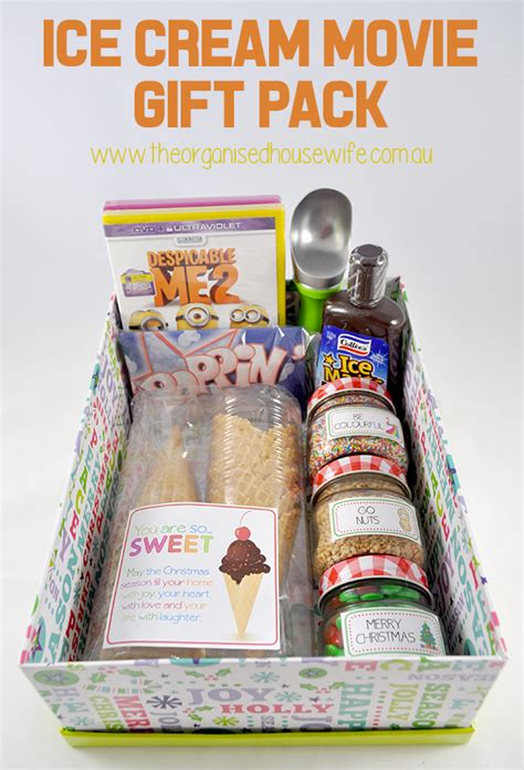 Instead try one of these amazingly light and incredibly tasty ice cream recipes inspired by the holidays. Ice Cream Gift Box - The Organised Housewife