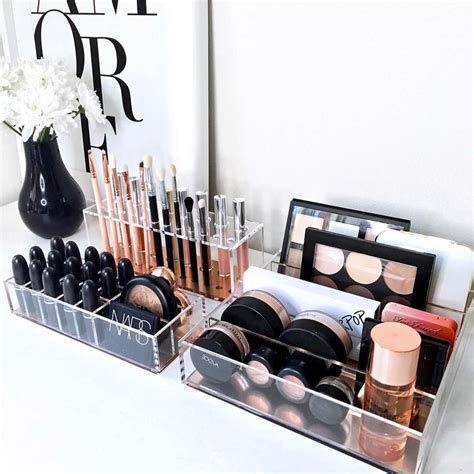 My vanity and makeup storage ikea alex 9 and micke desk with. 12 IKEA Makeup Storage Ideas You'll Love | Ikea makeup ...
