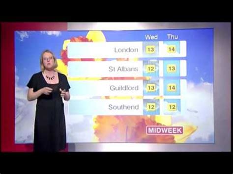 Louise lear was born in sheffield. Kate Kinsella BBC London news weather April 5th 2010 HD ...