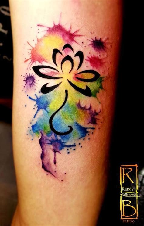 Small Watercolor Splash Tattoo Viraltattoo