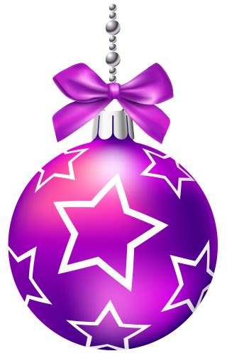 Purple Christmas Balls Png Clip Art The Best Png Clipart Purple