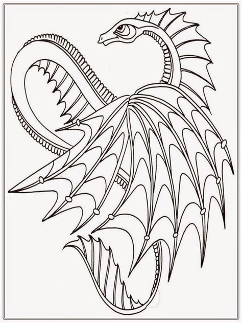 Fire breathing dragon coloring papge 2. Chinese Dragon Adult Coloring Pages | Realistic Coloring Pages