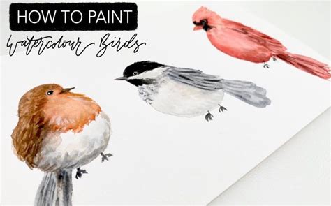 How To Paint Birds 10 Amazing And Easy Tutorials Watercolor Bird Learn Watercolor Painting