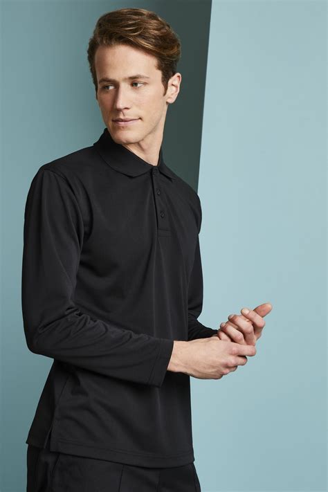 Unisex Long Sleeve Polo Shirt Simon Jersey
