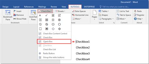 How To Insert A Checkbox In A Word Document Images And Photos Finder