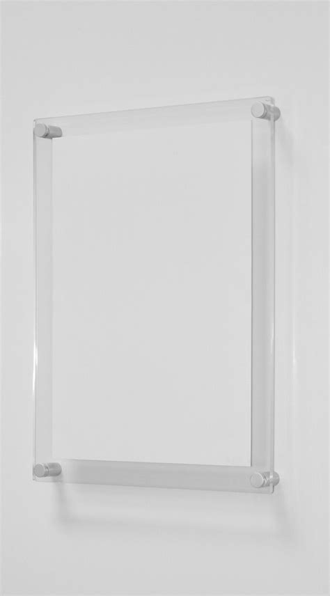A3 A4 A5 Acrylic Photo Frames Perspex Wall Picture Holder Clear Colour
