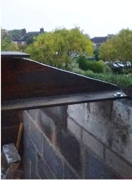 Steel Beam Sticking Out Of Pitched Roof Diynot Forums