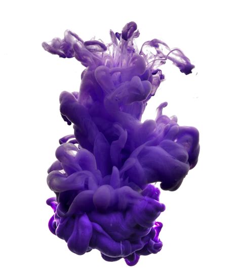 Download Violet Smoke Png Image Photograph Of A Purple Ink Cloud In