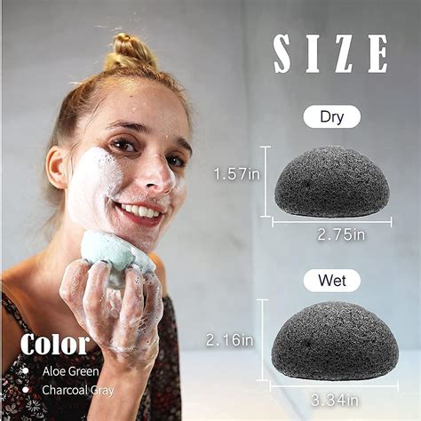 Myhomebody Natural Konjac Facial Sponges For Gentle Face Cleansing And Exfoliation With