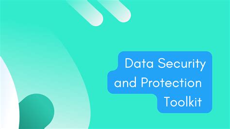 Data Security And Protection Toolkit