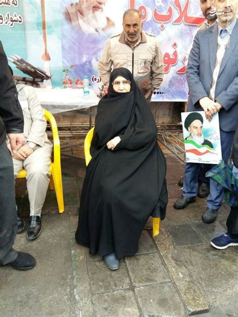 مشرق نیوز عکس حضور دختر امام خمینی در راهپیمایی ۲۲ بهمن
