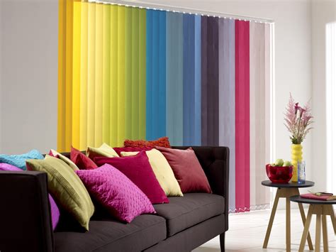 Decoration Ideas Colorful Fabric Vertical Blinds Design Ideas Perde
