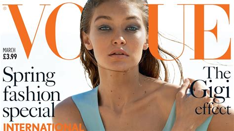 Gigi Hadid British Vogue Cover March 2017 British Vogue
