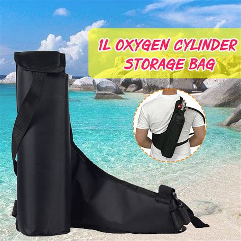 1l Scuba Diving Oxygen Cylinder Air Tank Nylon Storage Bag Underwater