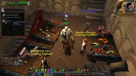 World of Warcraft Opening the Test Kitchen Cooking ...