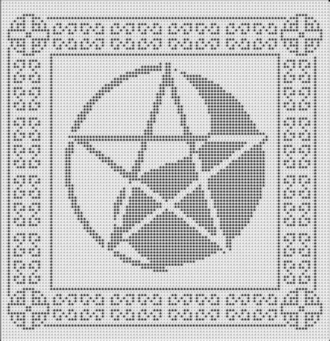 Check spelling or type a new query. Pentagram yin-yang pagan cross stitch | Stichmuster ...