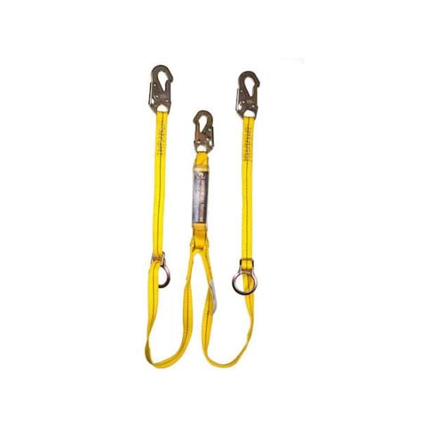 Guardian Fall Protection 6 Ft Double Leg Tie Back Lanyard With