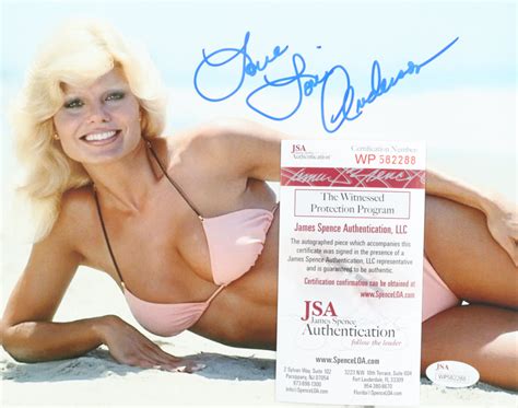 Loni Anderson Signed 8x10 Photo Inscribed Love Jsa Coa Pristine Auction