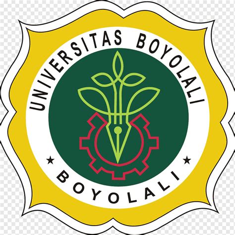 Simbol Pohon Logo Garis Kabupaten Boyolali Hijau Kuning Luas